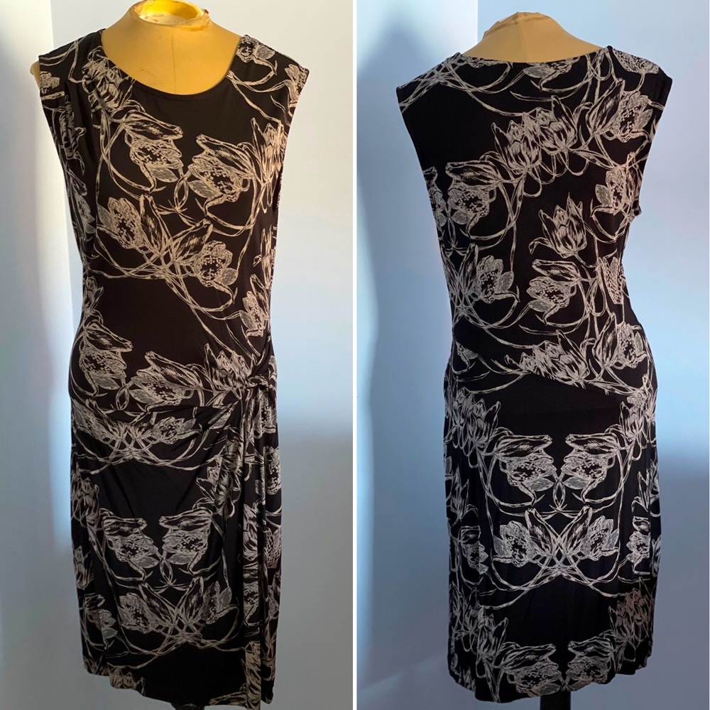 Anthropologis leifsdottir stretch summer dress with gather detail